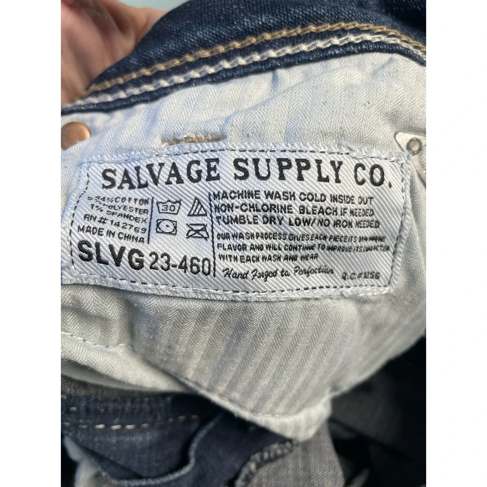 Buckle Salvage Anarchy Straight 33L X 33 Regular Fit Denim Jeans Mens  Moto